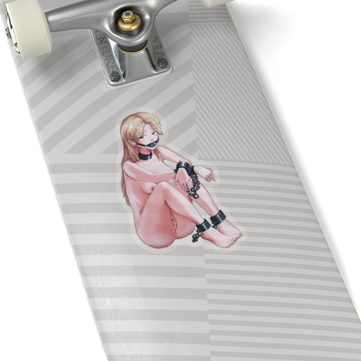 Waifu Sticker | Hentai Girls Sticker | BDSM Chains Gagged