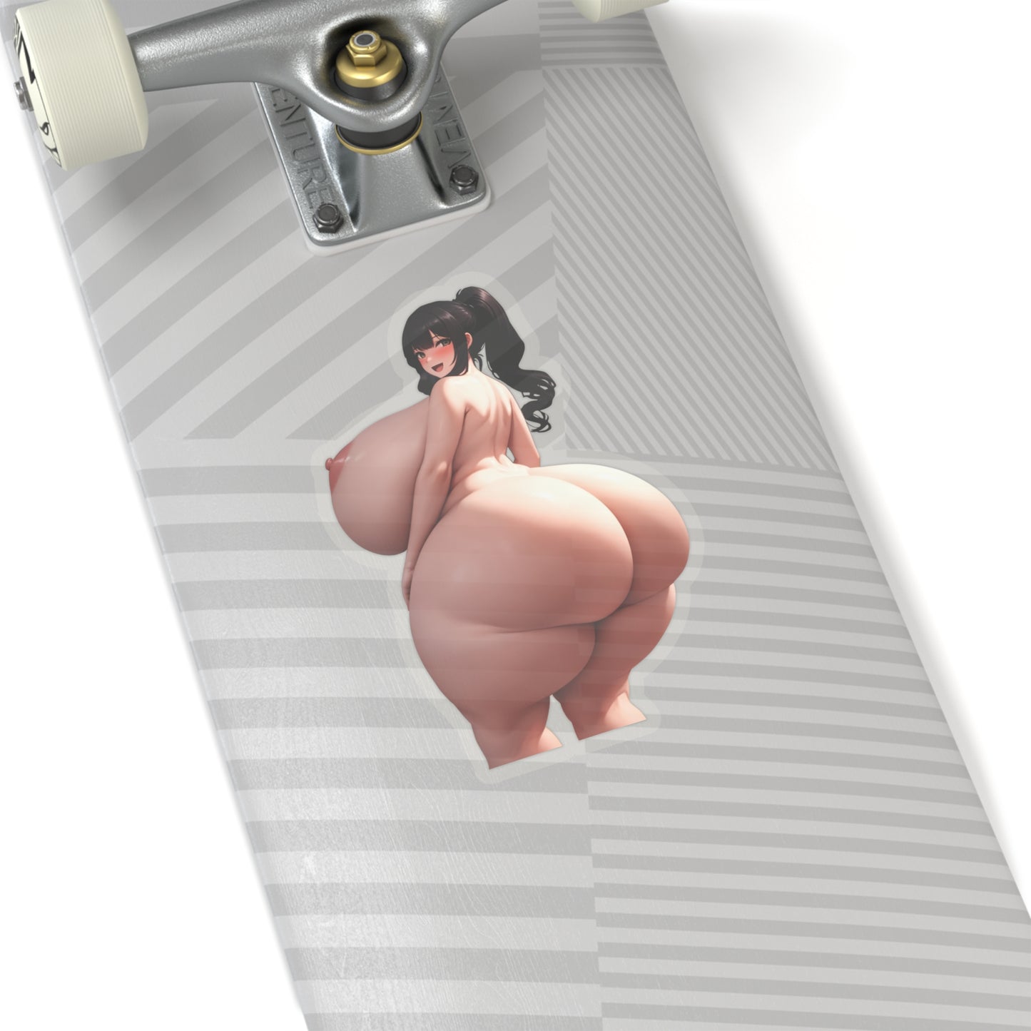 Lewd Big Girl Sticker | Fat Fetish | Huge Tits | Naked Fat Girl | BBW | Kiss-Cut Sticker | Naked Anime Girl Sticker | Uncensored Anime | Lewd