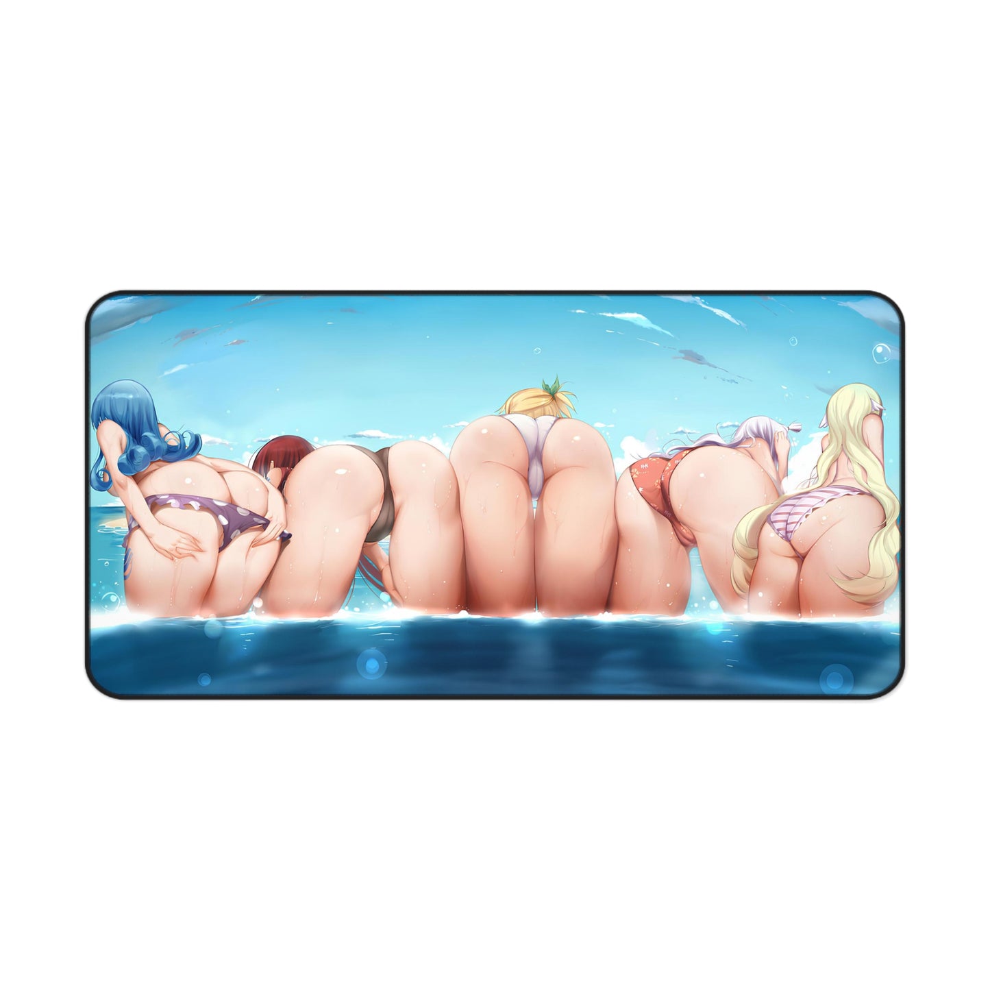 Sexy Fairy Tail Mouse Pad | Sexy Asses | Ecchi | Waifu | Ahegao | Otaku | Weeb | Lewd Anime Desk Mat | Anime Playmat