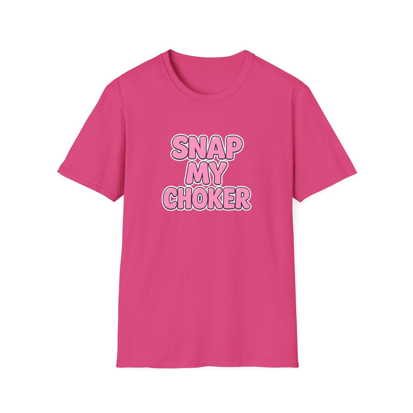 Playful Snap My Choker Unisex T-Shirt, Trendy Graphic Tee, Casual Wear, Gift for Friends, Party Outfit, Statement Shirt