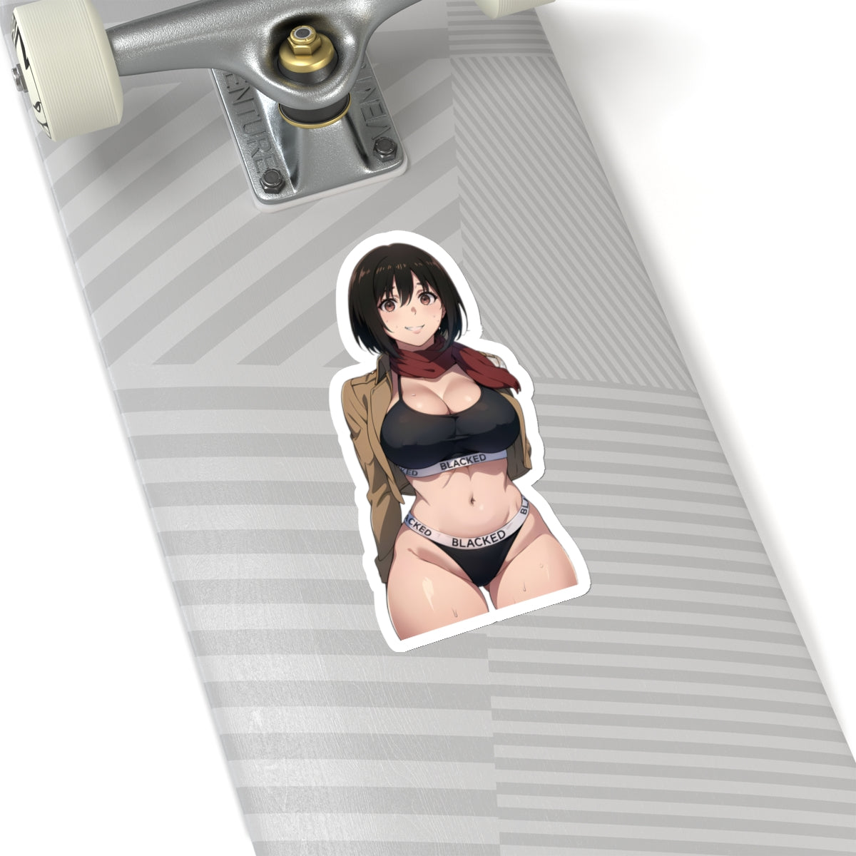 Sexy Anime Sticker | Mikasa Ackerman | Lewd Anime Sticker | Lewd Sticker | Sexy Waifu Sticker | Blacked | AOT | SAMSARA_AI