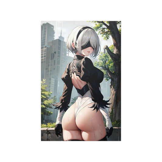 Sexy 2B Poster | Lewd Waifu YoRHa | Waifu Poster | Hot Anime Girl | Ecchi | No.2 Type B