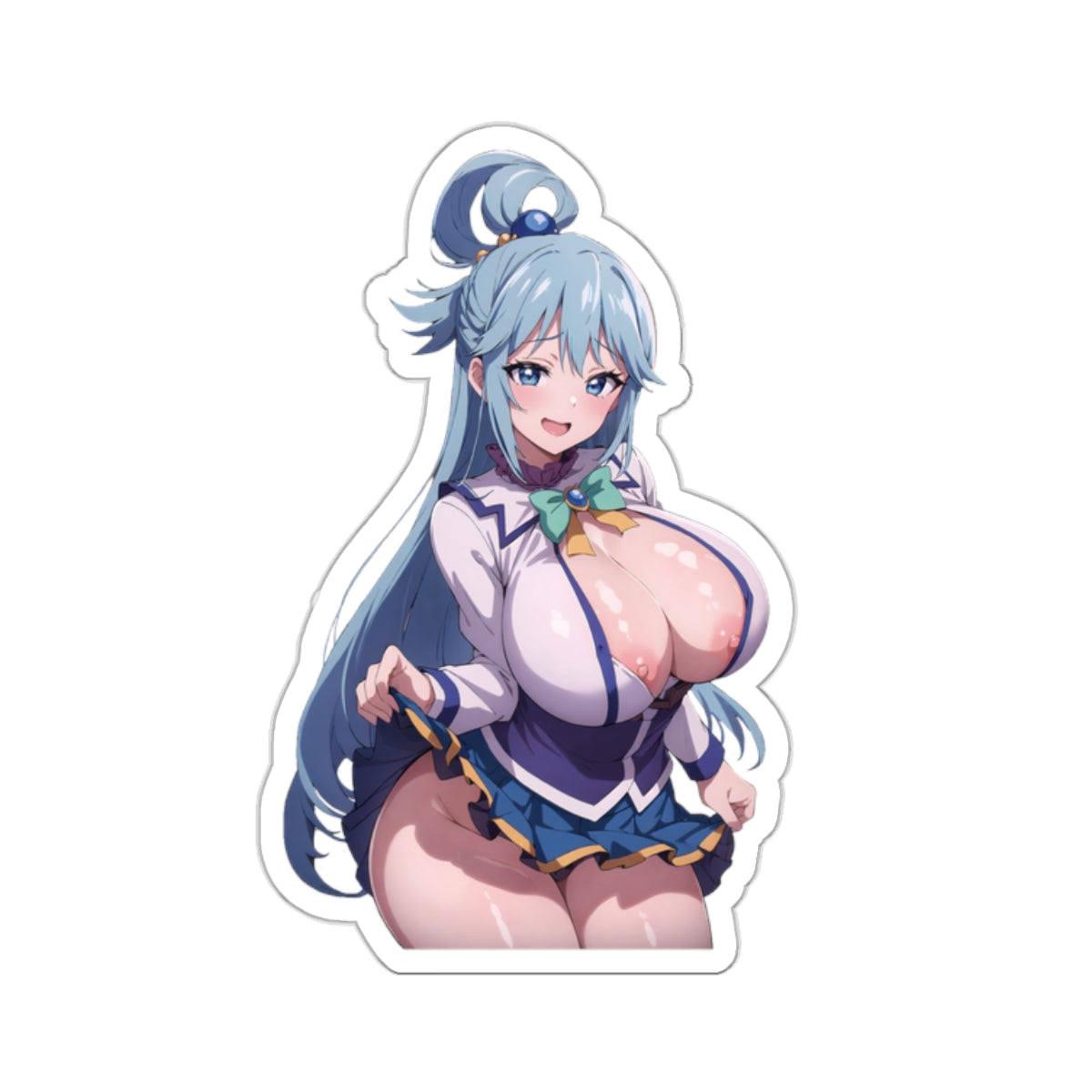 Sexy Anime Sticker | Aqua  | Lewd Anime Sticker | Lewd Sticker | Sexy Waifu Sticker | KonoSuba | kospeko