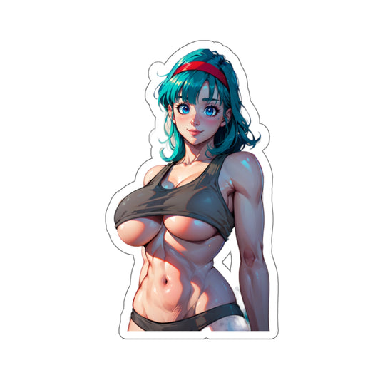 Sexy Bulma Sticker | Sexy Anime Sticker | Lewd Sticker | Lewd Anime Sticker | Retro Anime | Sexy Waifu Sticker