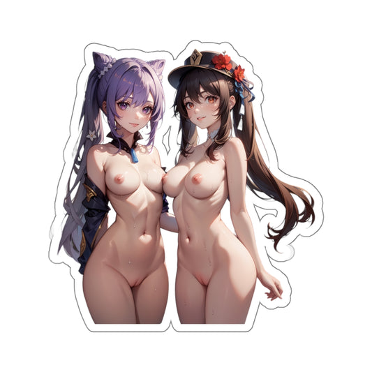 Sexy Anime Sticker | Hu Tao | Keqing | Lewd Anime Sticker | Lewd Sticker | Sexy Waifu Sticker | Yuri | SAMSARA_AI