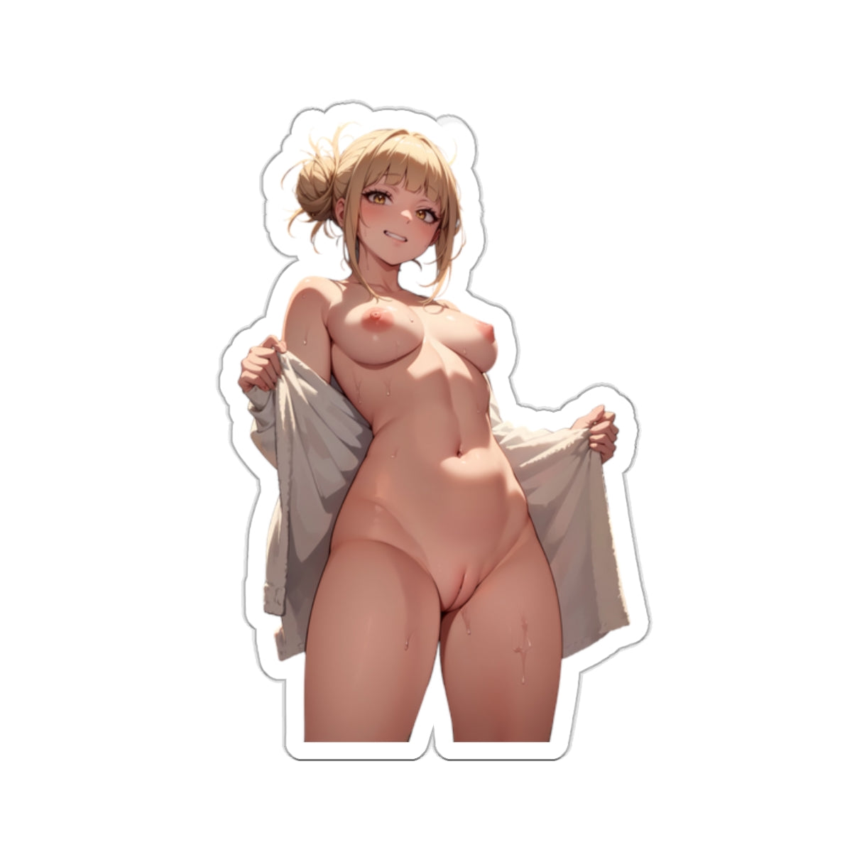 Sexy Anime Sticker | Himiko Toga | Lewd Anime Sticker | Lewd Sticker | Sexy Waifu Sticker | MHA | Towel | SAMSARA_AI