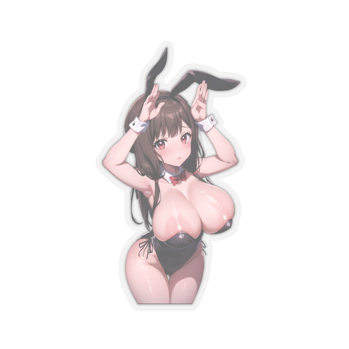 Sexy Anime Sticker | Miko | Lewd Anime Sticker | Lewd Sticker | Sexy Waifu Sticker | Bunny Costume | kospeko