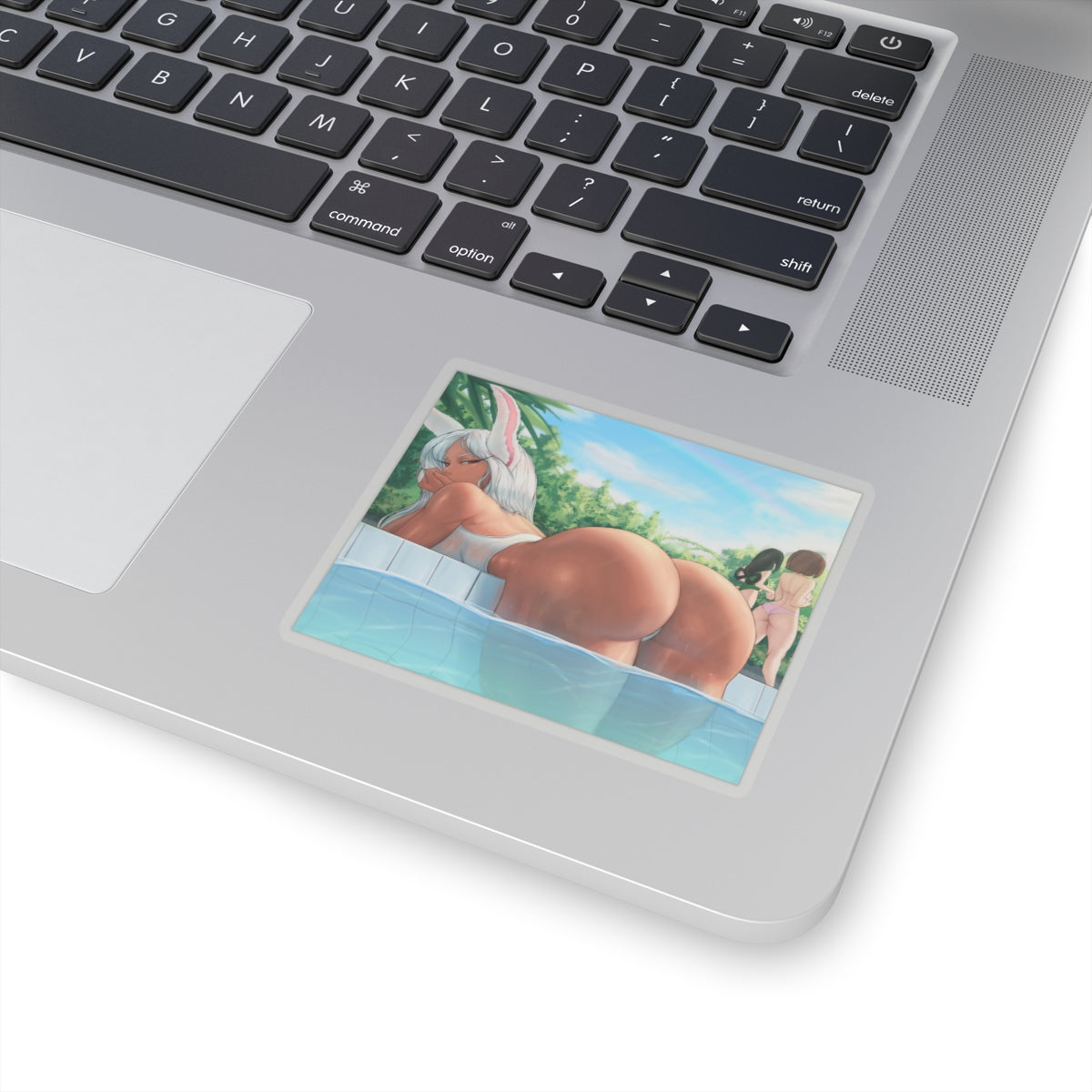 Waifu Sticker | Hentai Girls Sticker | MHA Bunny Girl Ebony brown skin