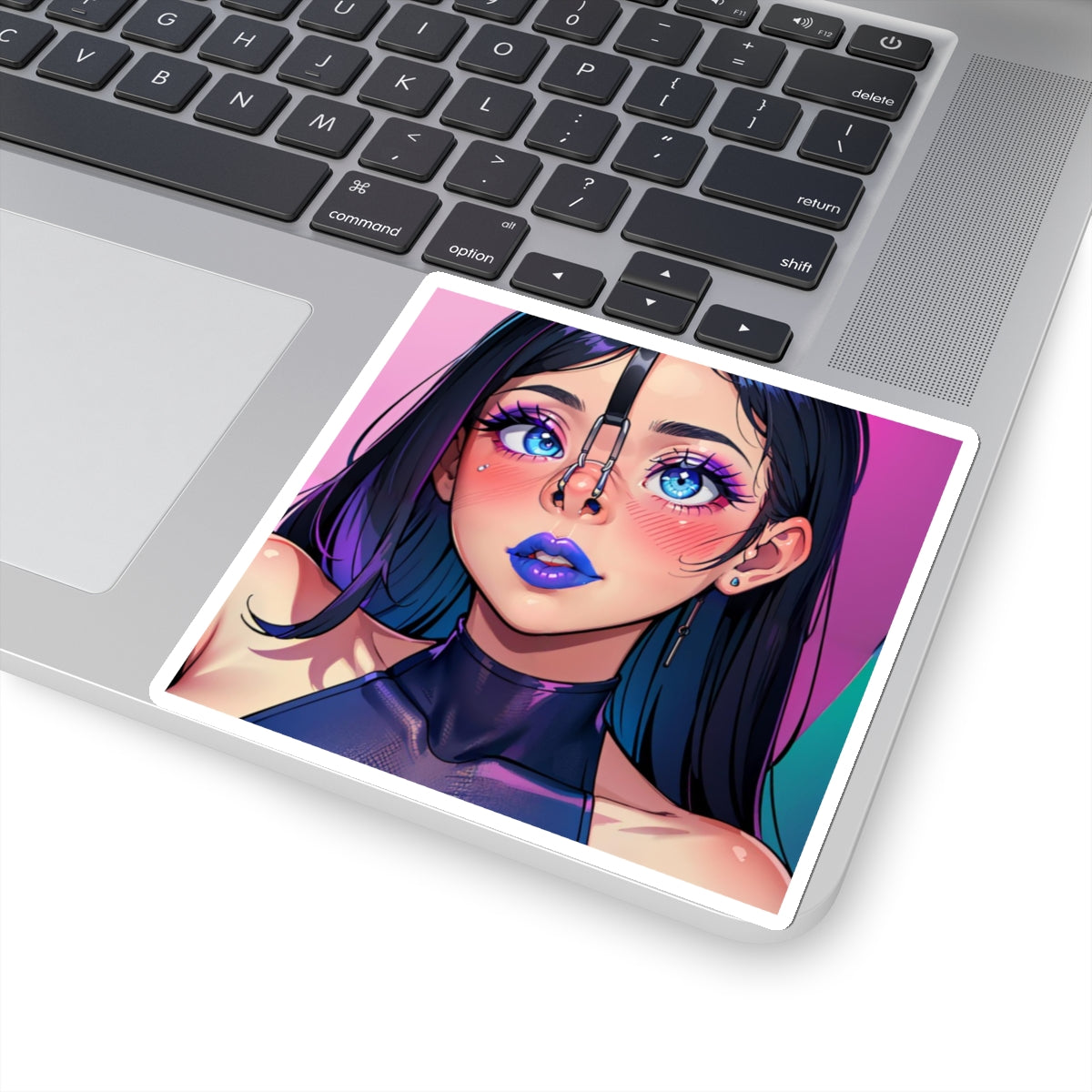 Sexy Anime Sticker | BDSM | Lewd Anime Sticker | Hentai Sticker | Bondage | Nose Hook