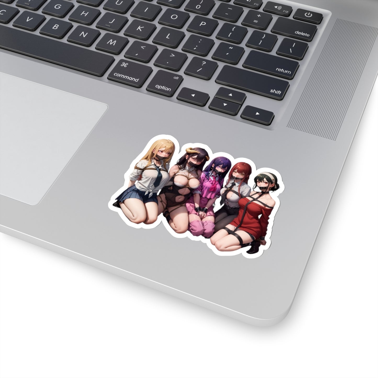 Lewd Anime Girls Sticker | Bondage | Makima | Yor | Ai Hoshino | Albedo | Marin Kitagawa | BDSM | Waifus | Kiss-Cut Sticker | Dungeon | Shibari | Sexy Anime Sticker