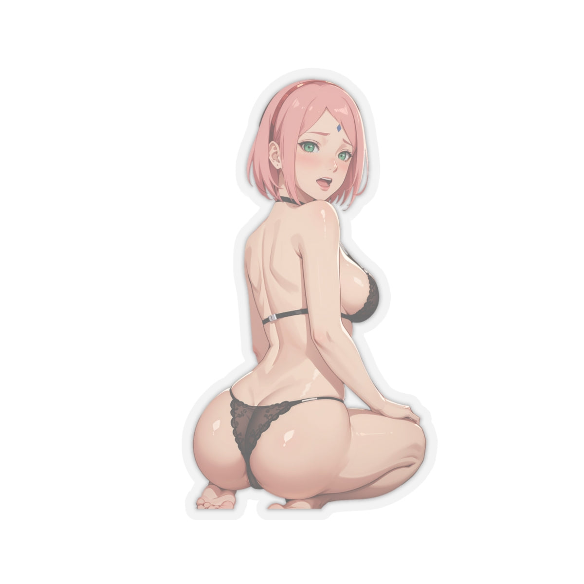 Sexy Anime Sticker | Sakura Haruno | Lewd Anime Sticker | Sakura | Lewd Sticker | Sexy Waifu Sticker | SAMSARA_AI