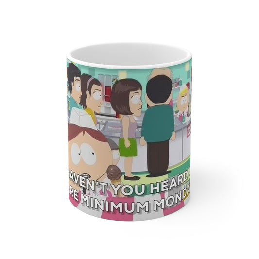 Bare Minimum Monday Mug | Funny Mug | Meme Mug