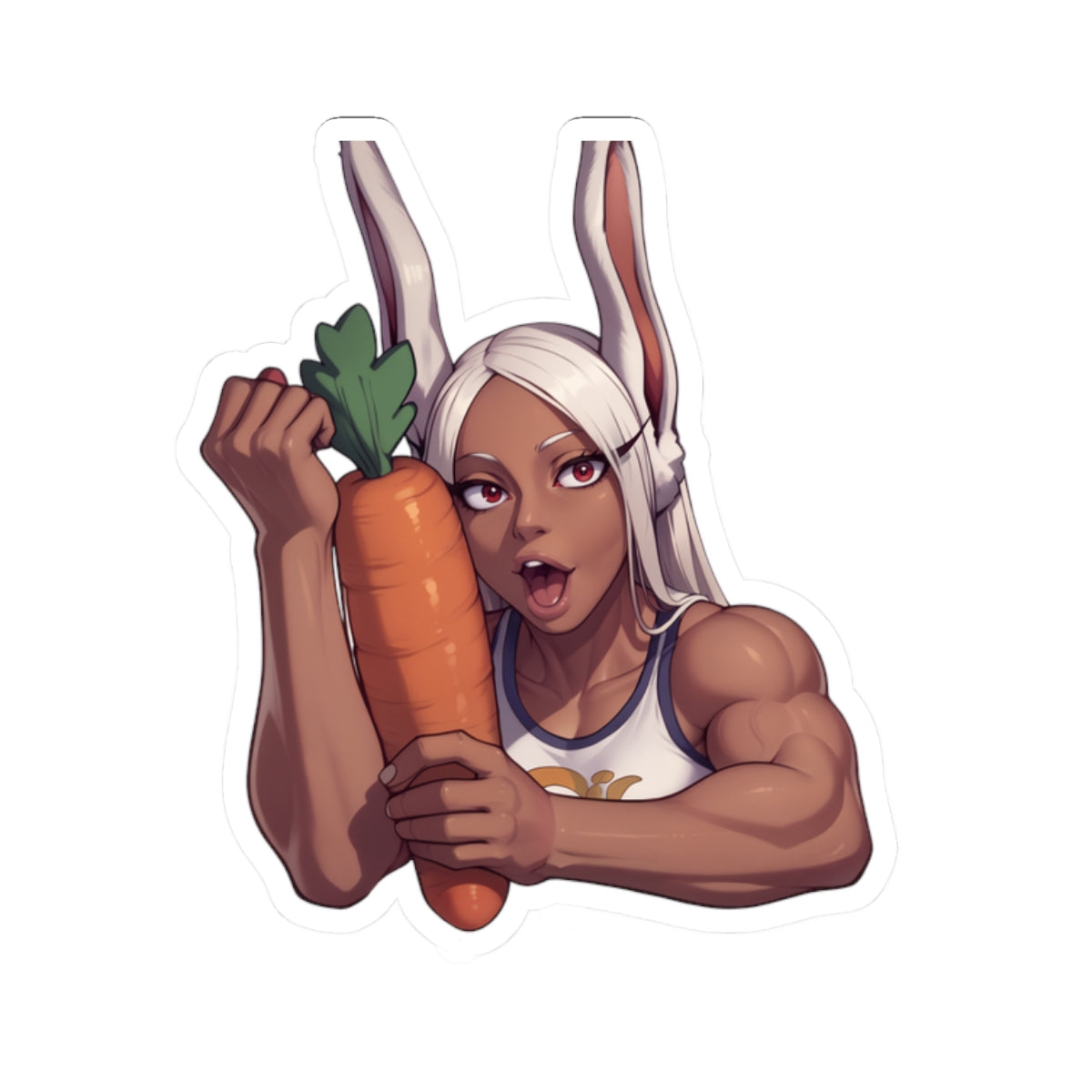 Waifu Sticker | Hentai Girls Sticker | MHA Funny Carrot Bunny Girl