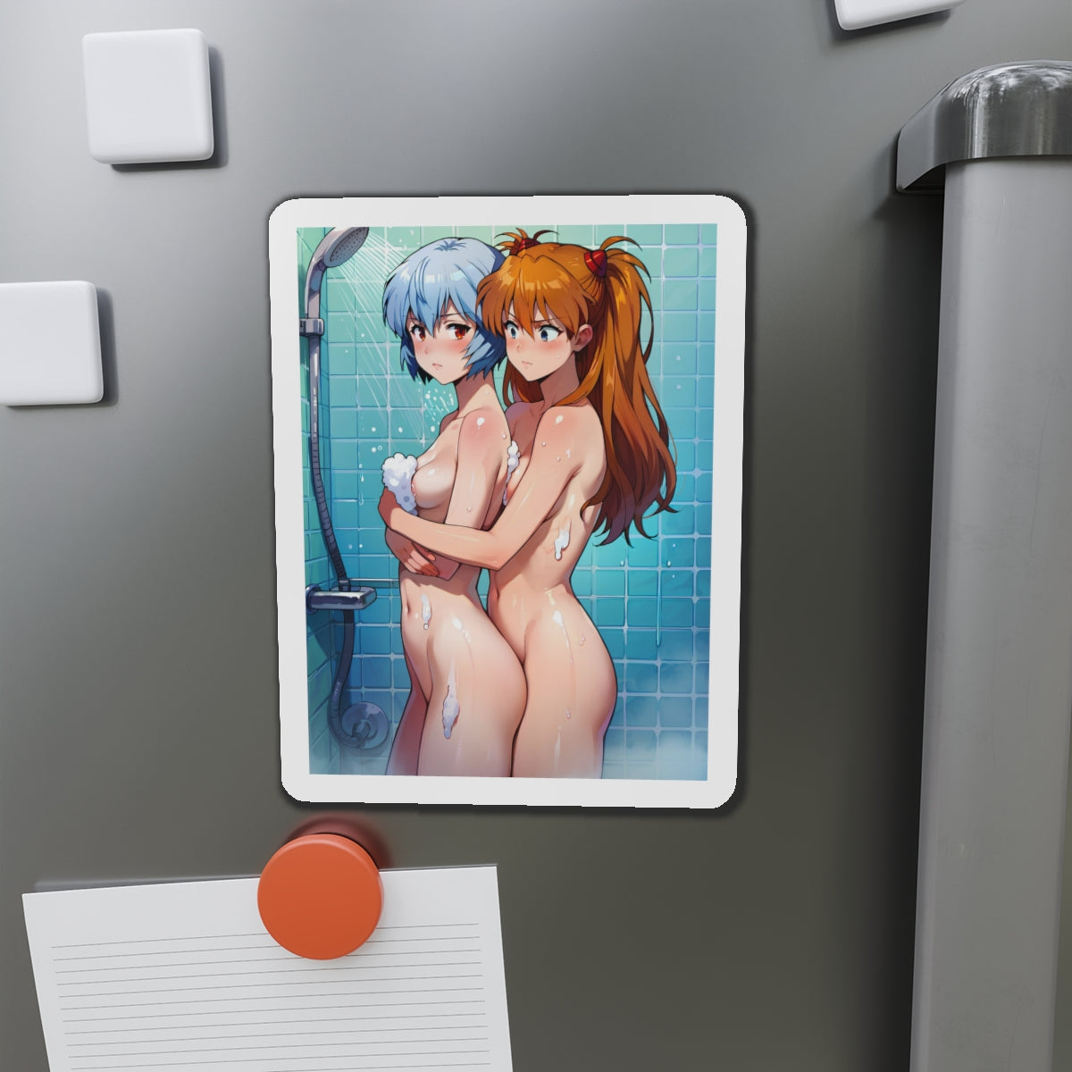 Sexy Waifus Magnet | Yuri | Sexy Anime Magnet | Lewd Anime Magnet | Otaku | Waifu | Waifu Magnet | NSFW | Funny