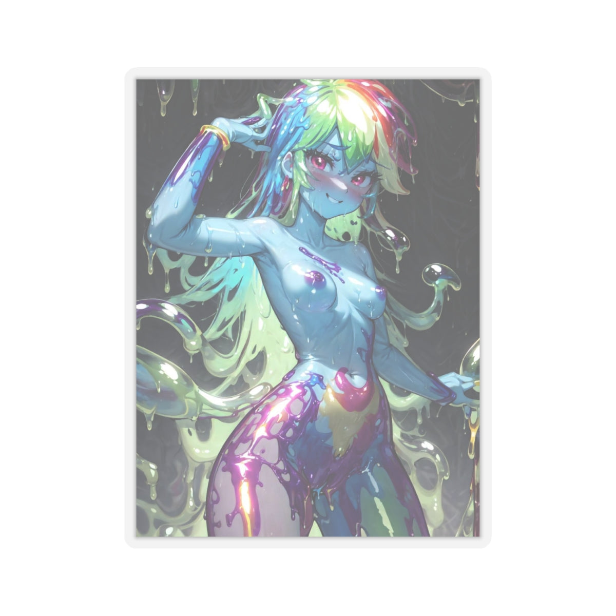 Sexy Anime Sticker | Rainbow Dash | Monster | Lewd Anime Sticker | Hentai Sticker