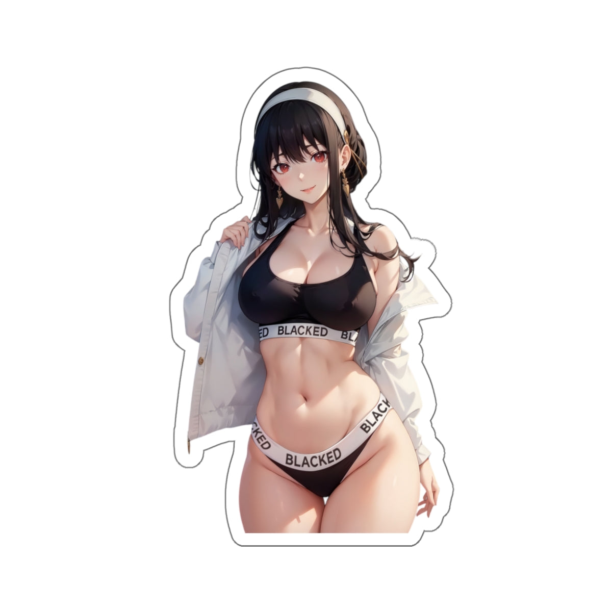 Sexy Anime Sticker | Yor  | Lewd Anime Sticker | Lewd Sticker | Sexy Waifu Sticker | Blacked | Yor Forger | SAMSARA_AI