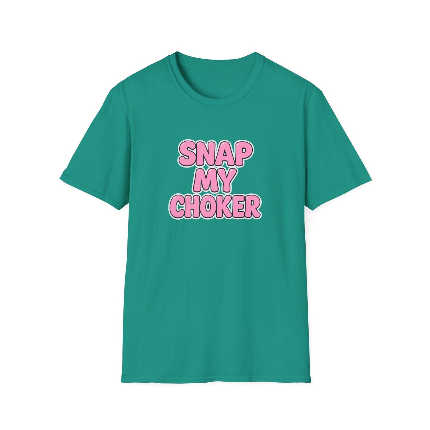 Playful Snap My Choker Unisex T-Shirt, Trendy Graphic Tee, Casual Wear, Gift for Friends, Party Outfit, Statement Shirt
