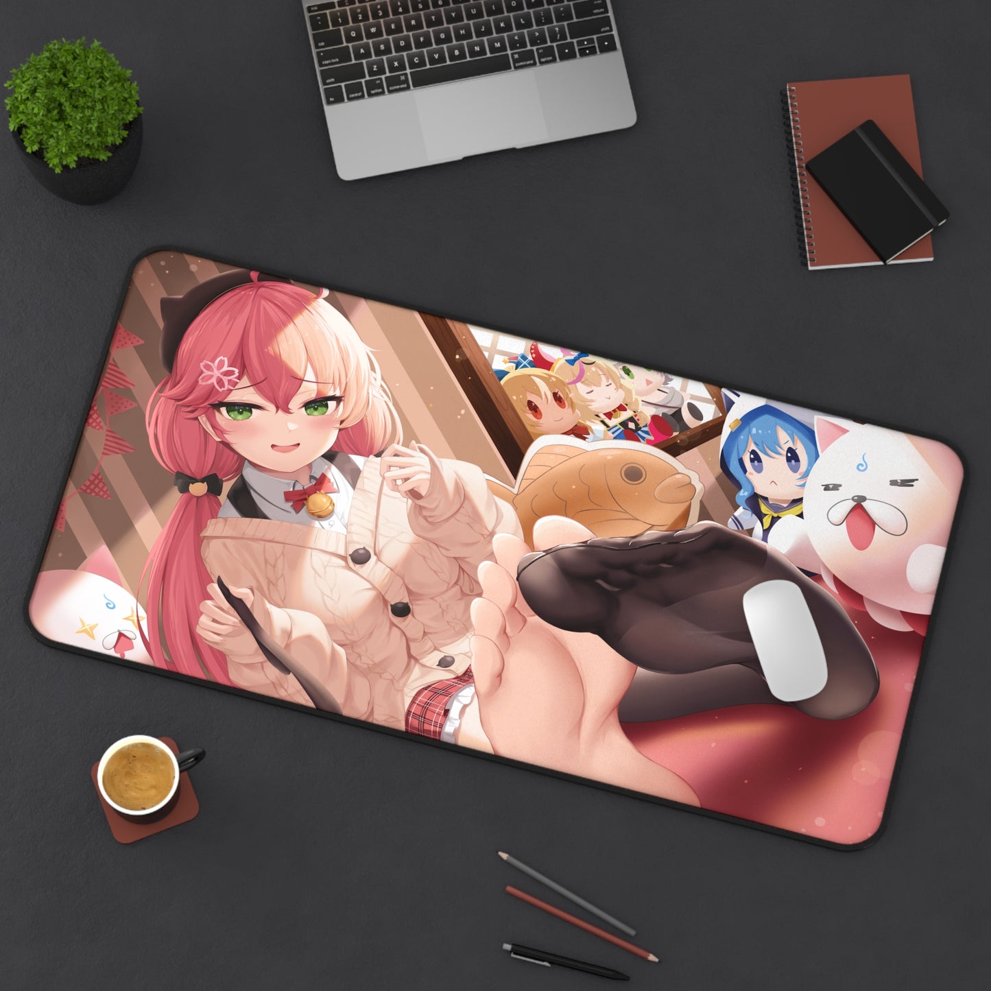 Vtuber Mouse Pad | Hololive | Feet | Foot Fetish | Waifu | Otaku | Red Hair | Ginger | Cute Anime Girl | Ecchi | Waifu | Ahegao | Sexy Playmat | Erotic