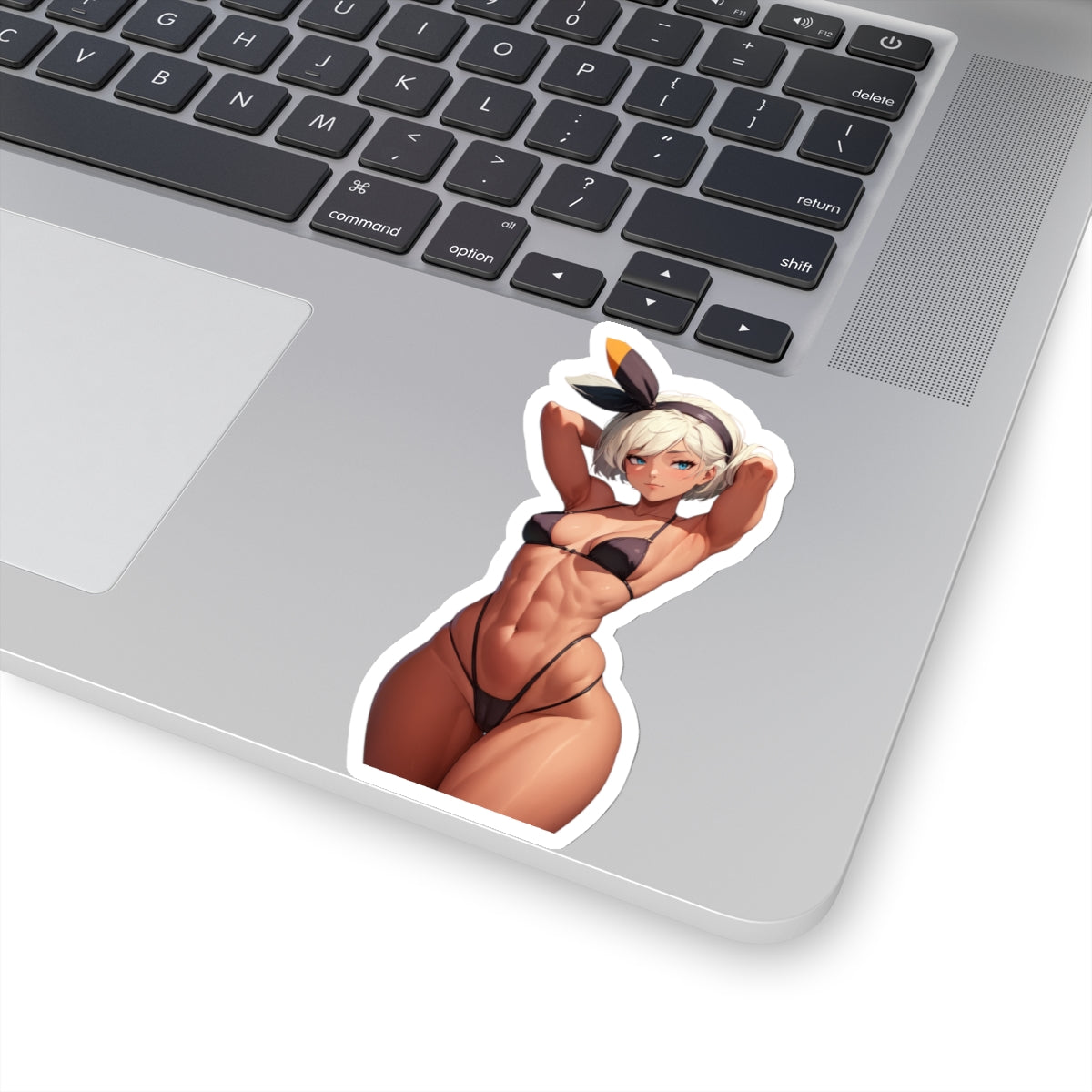 Sexy Waifu Sticker | Bea | Muscle Mommy | Sexy Anime Sticker | Lewd Anime Sticker | Otaku | Waifu | Waifu Sticker | Sexy Ebony | Bikini