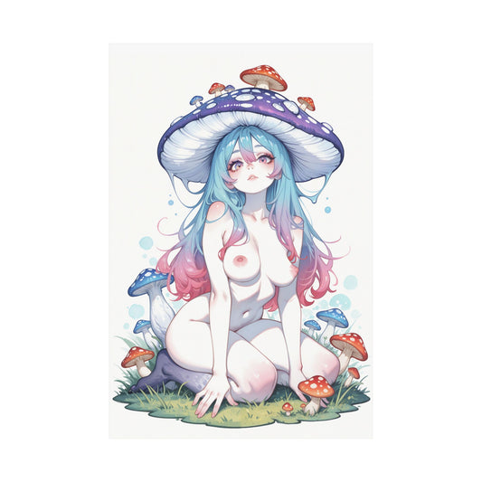 Sexy Waifu Poster | Ecchi | Mushroom Girl