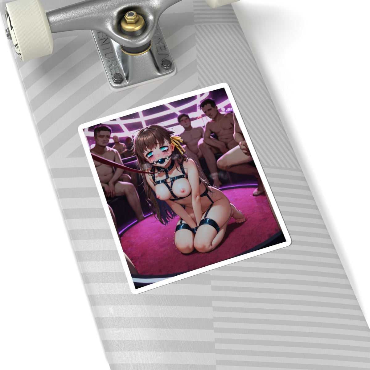 Waifu Sticker | Hentai Girls Sticker | BDSM Gagged Humiliation