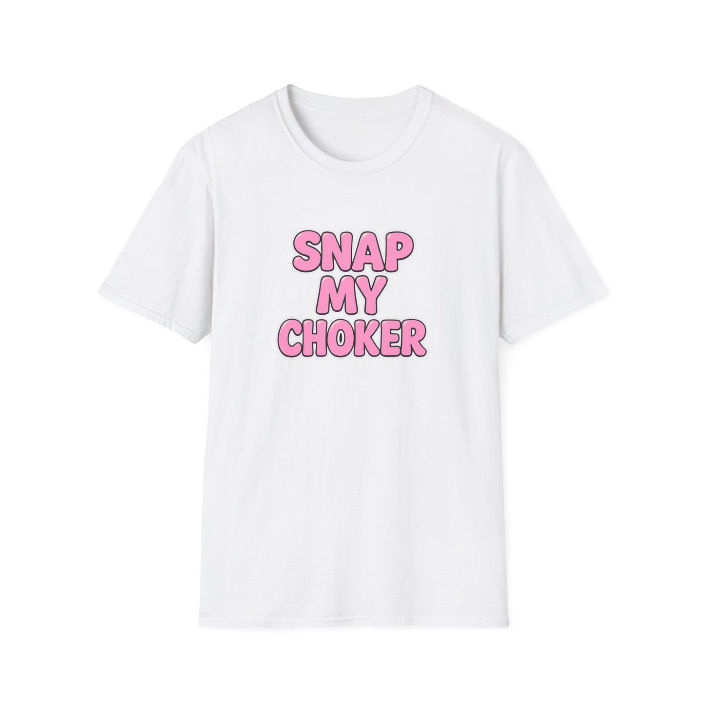 Playful Snap My Choker Unisex T-Shirt, Trendy Graphic Tee, Casual Wear, Gift for Friends, Party Outfit, Statement Shirt
