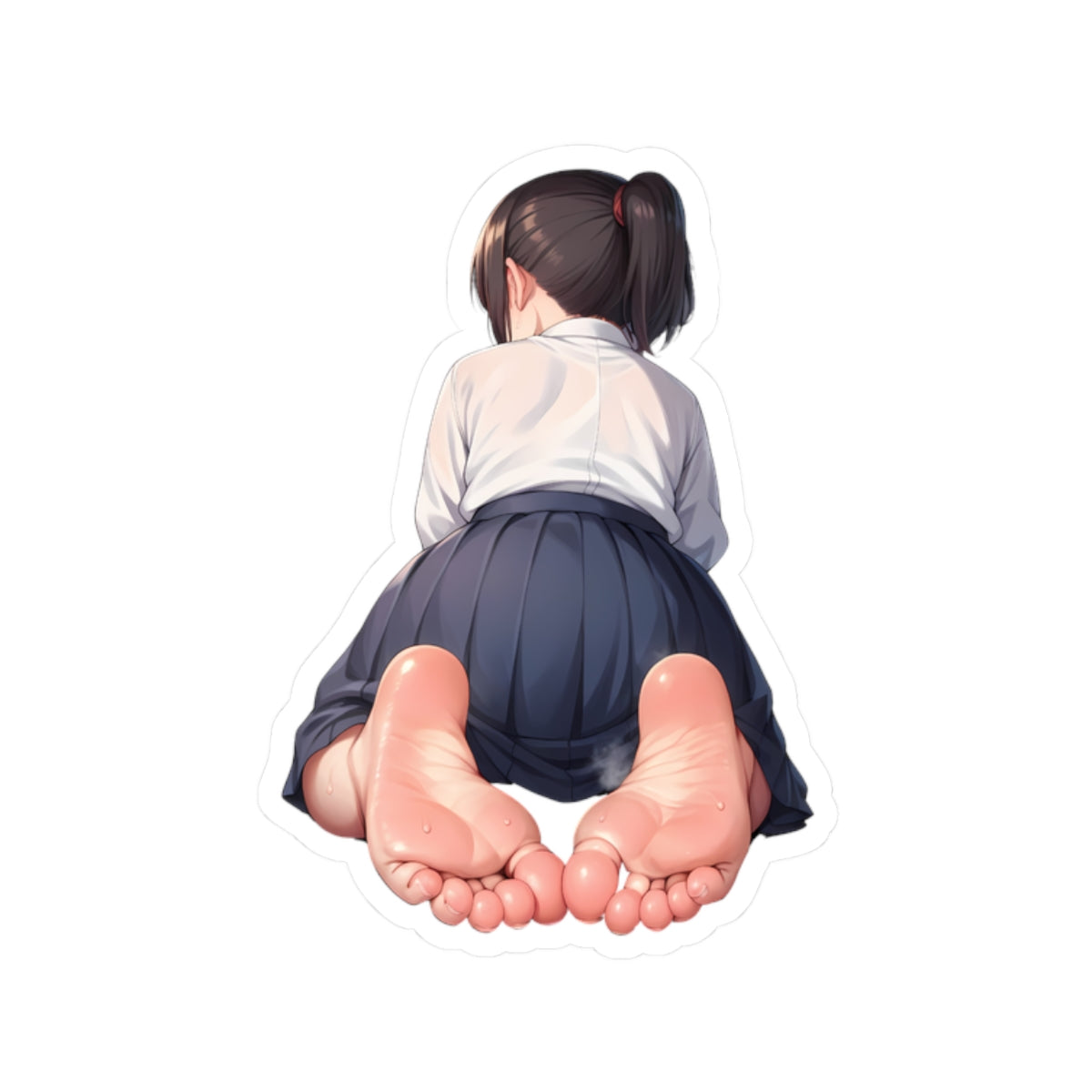 Waifu Sticker | Hentai Girls Sticker | Feet | Foot Fetish