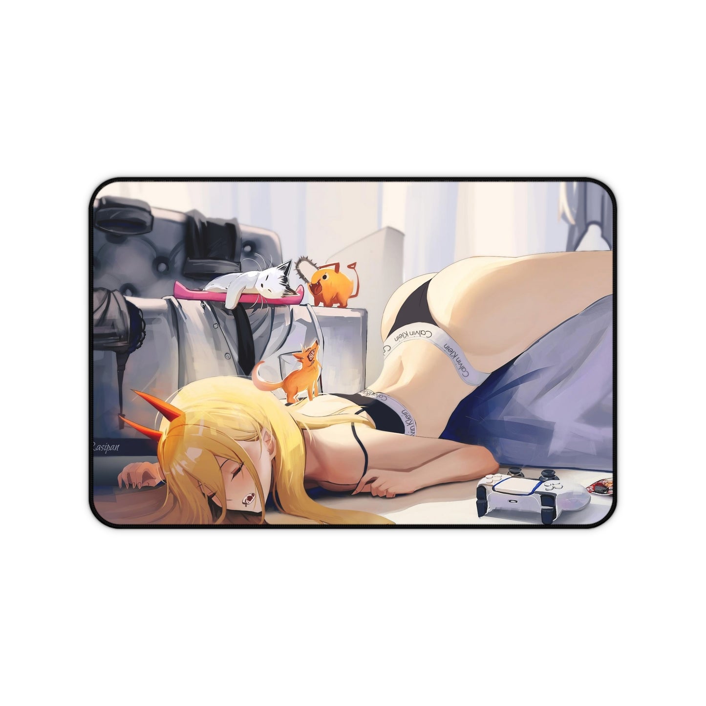 Power Mouse Pad | Chainsaw Man | Power Mousepad | Chainsaw Man Merchandise | Ecchi | Waifu | Ahegao | Sexy Playmat | Erotic