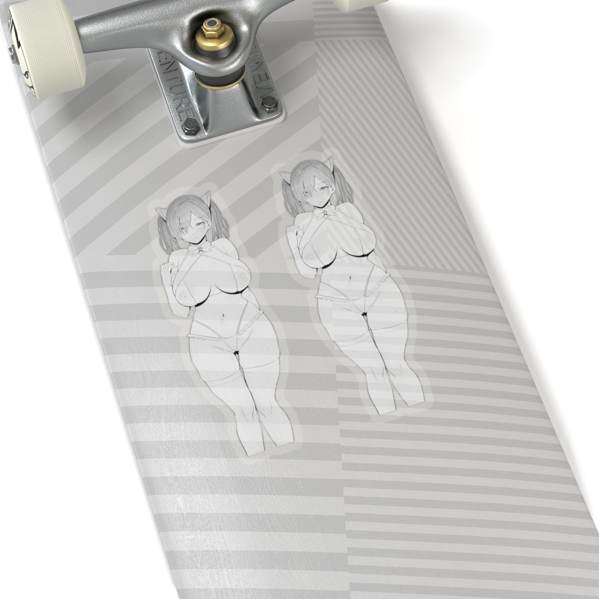 2 for 1 | Hentai Stickers | Monochrom | Black and White