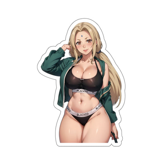 Sexy Anime Sticker | Tsunade | Lewd Anime Sticker | Lewd Sticker | Sexy Waifu Sticker | Blacked | SAMSARA_AI