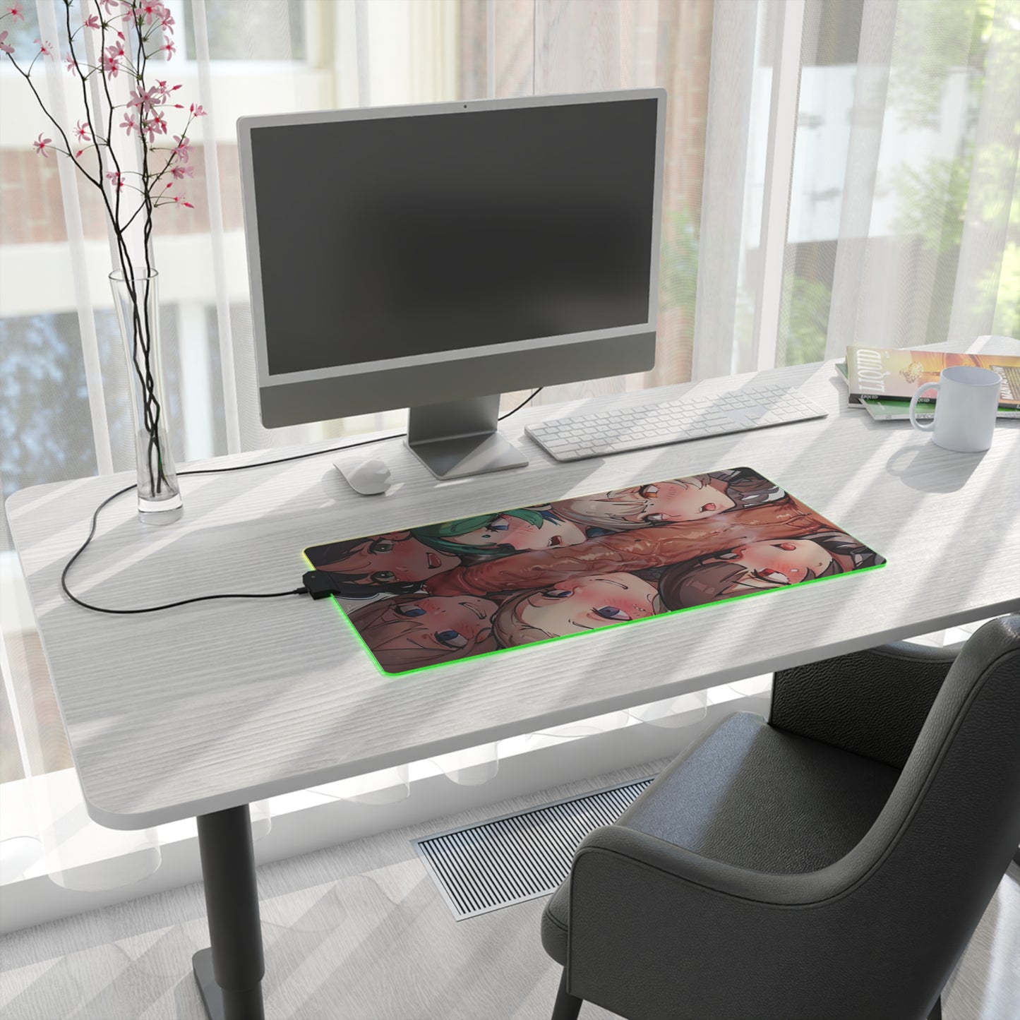 XXL Anime Gaming Mouse pad | Desk Mat | Huge D**k | Ahegao