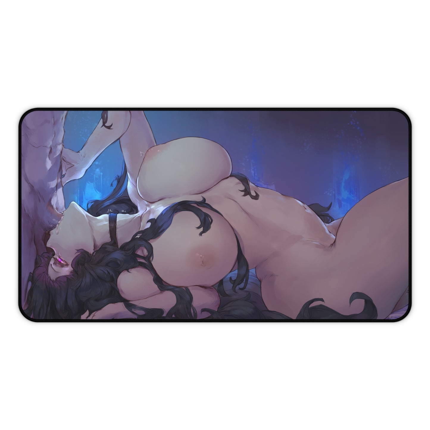 Lewd Mouse Pad | Deepthroat | Blowjob | NSFW | Uncensored Mouse Pad | Ecchi | Waifu | Otaku | Weeb | Tits | Nude Boobs | Naked Anime Girl