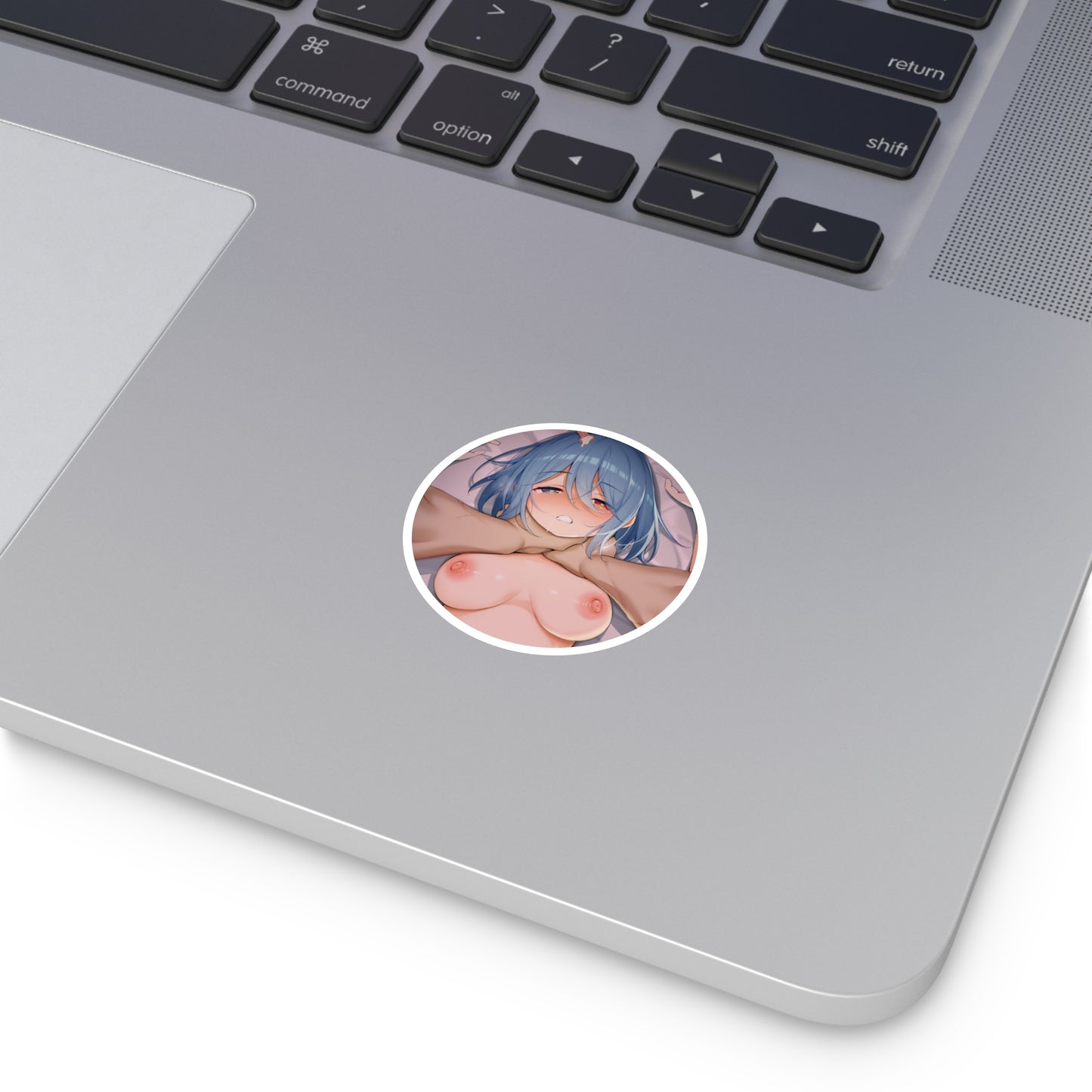 Rough Sex Round Sticker | Sexy Anime Sticker | Waifu | Lewd Anime Sticker | Hentai Sticker | Choking