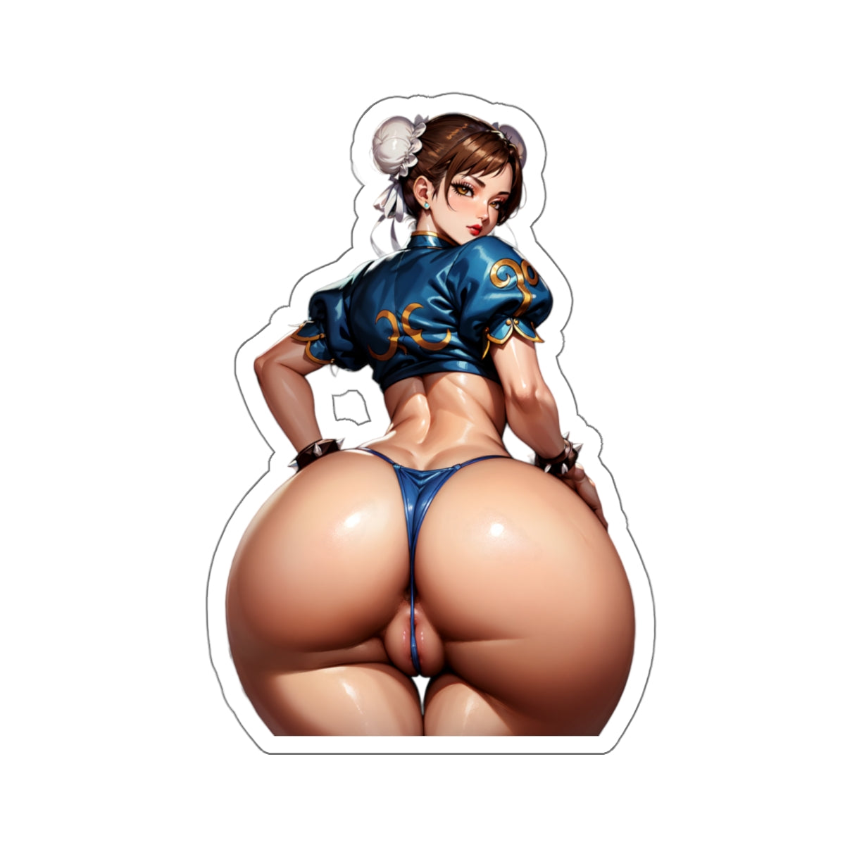 Sexy Waifu Sticker | Li | Fat Ass | Sexy Anime Sticker | Lewd Anime Sticker | Otaku | Waifu | Waifu Sticker | Pussy | Cameltoe