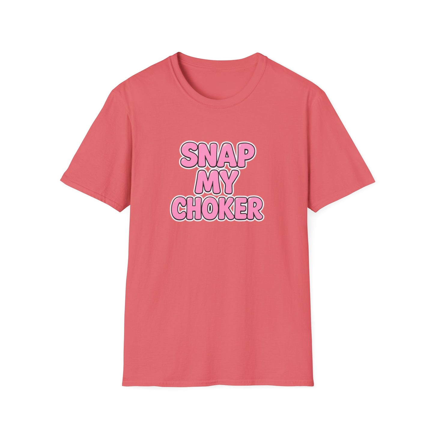 Playful Snap My Choker Unisex T-Shirt, Trendy Graphic Tee, Casual Wear, Gift for Friends, Party Outfit, Statement Shirt
