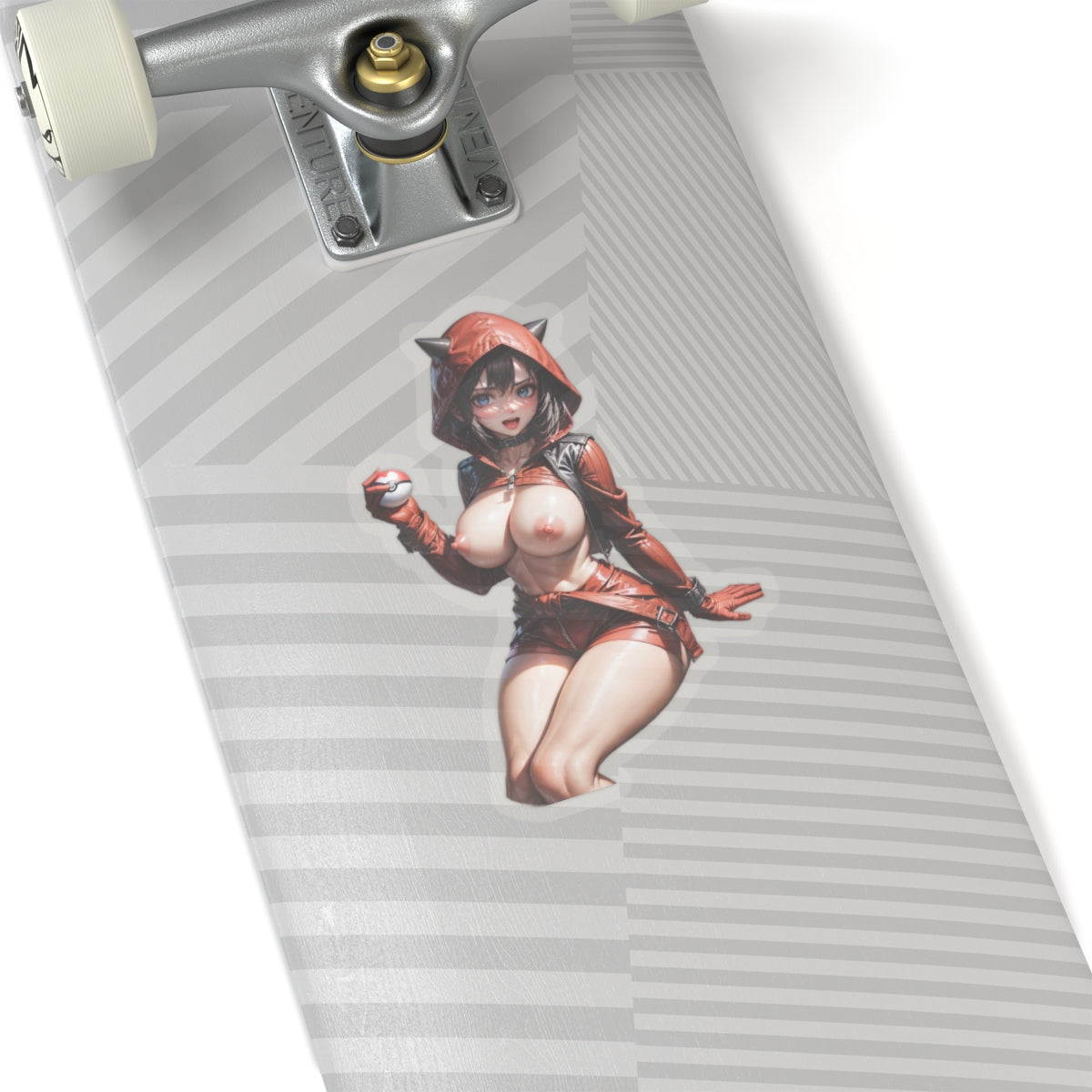 Sexy Anime Sticker | Team Magma Grunt | Lewd Anime Sticker | Lewd Sticker | Sexy Waifu Sticker | Nude Anime Girl | FairyAI