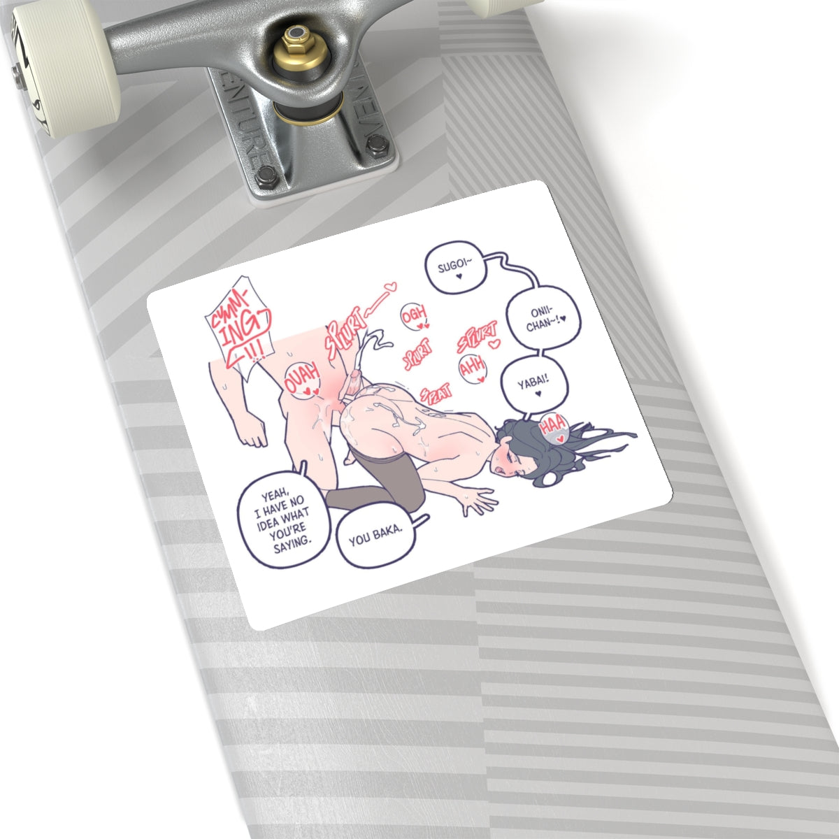 Sexy Anime Sticker | You Baka | Lewd Anime Sticker | Hentai Sticker | Cum