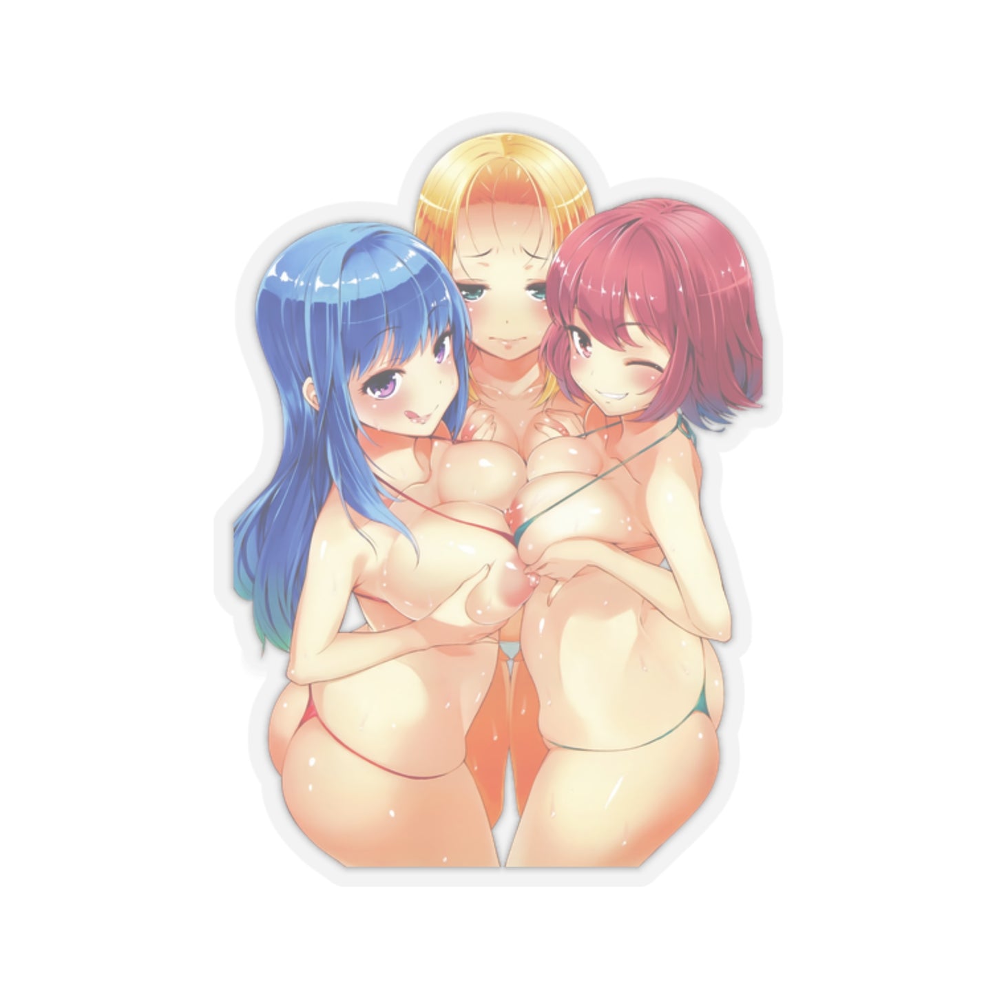 Sexy Anime Sticker | Lewd Anime Sticker | Lewd Sticker | Sexy Waifu Sticker | Mario Chicas