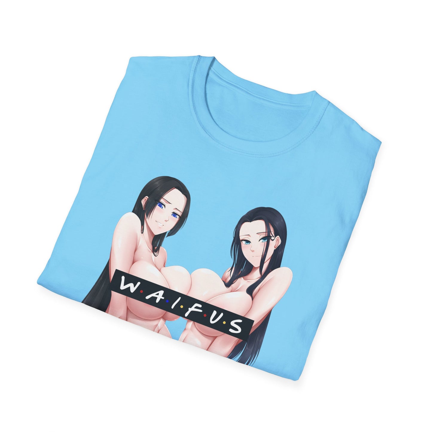 WAIFUS Tshirt | Sexy Anime Zwillinge | Ecchi | NSFW | Lewd Anime Tee | Ahegao | Otaku | Waifu