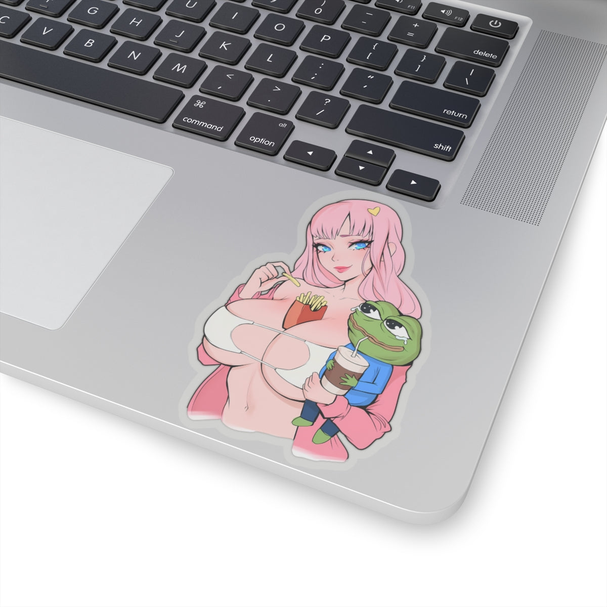 Waifu Sticker | Hentai Girls Sticker | Streamer Girl with frog