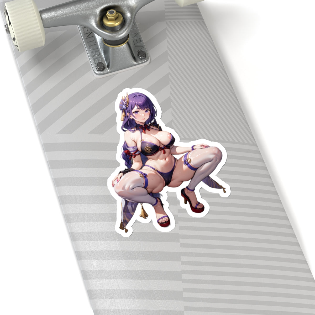 Sexy Anime Sticker | Raiden Shogun | Lewd Anime Sticker | Lewd Sticker | Sexy Waifu Sticker | Heels | SAMSARA_AI