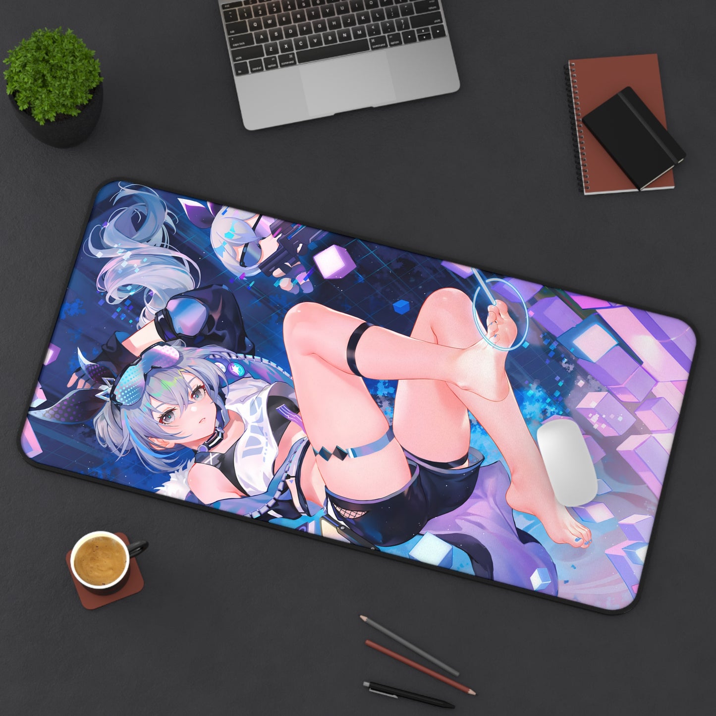 Anime Honkai Star Rail Mousepad | Silver Wolf Mousepad | Honkai | Gaming Mousepad | Feet | Foot