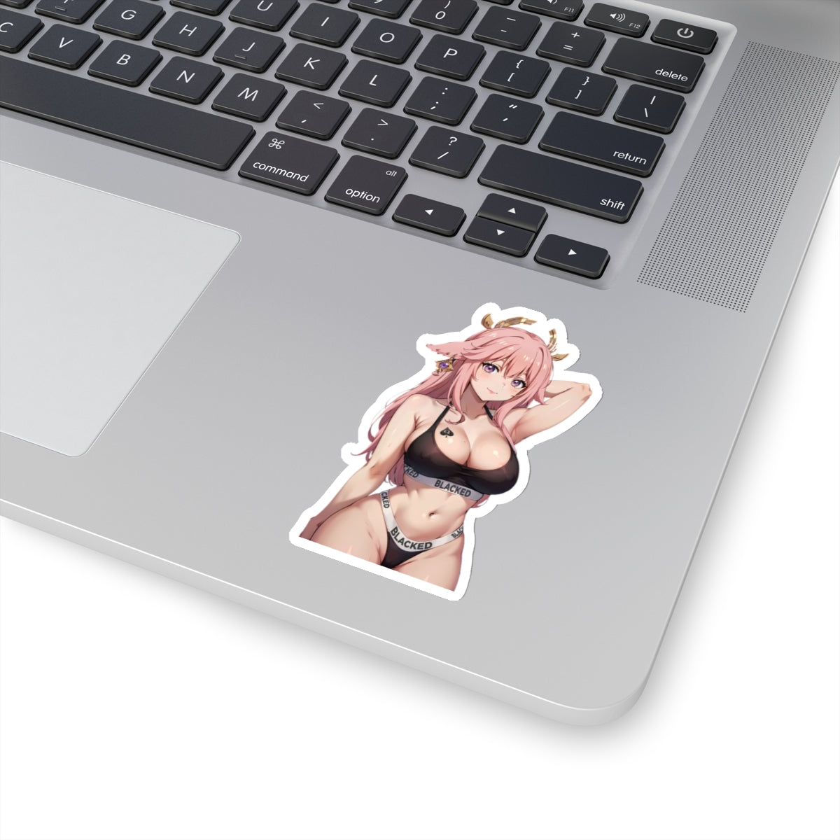 Sexy Anime Sticker | Guuji Yae | Lewd Anime Sticker | Lewd Sticker | Sexy Waifu Sticker | Blacked | Queen of Splades | Black Spade | SAMSARA_AI