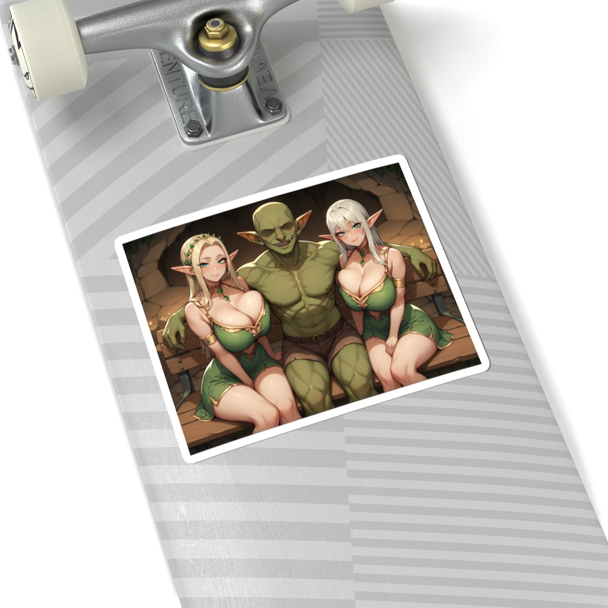 Elfs & GOblin Sticker | Hentai NSFW Sticker | Oppai | 3some