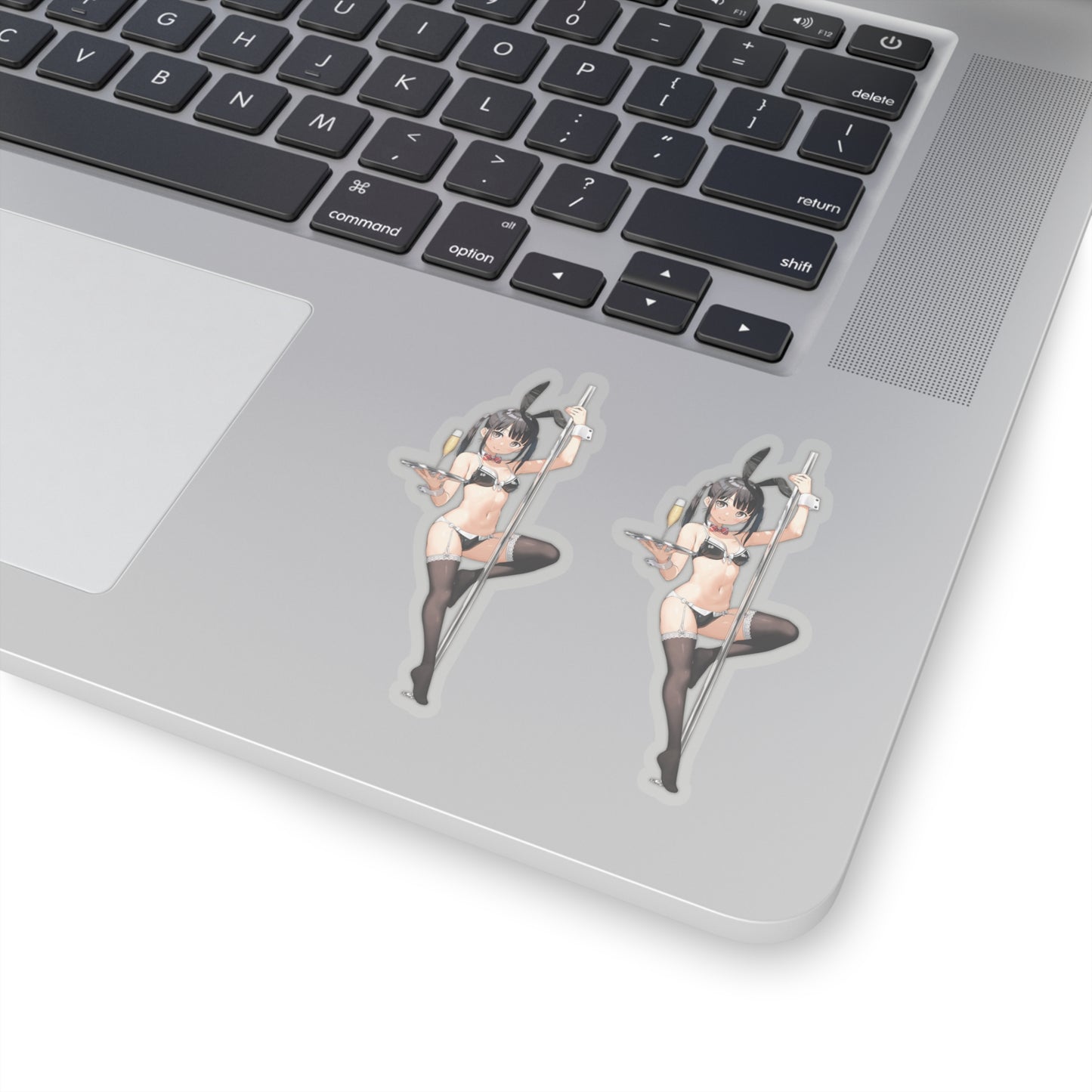 Lewd Maid Sticker | 2 Stickers For The Price Of 1 | Stripper | Bunny Ears | Sexy Anime Sticker | Lewd Anime Sticker | Otaku | Waifu | Pole Dancing | Funny Anime Sticker