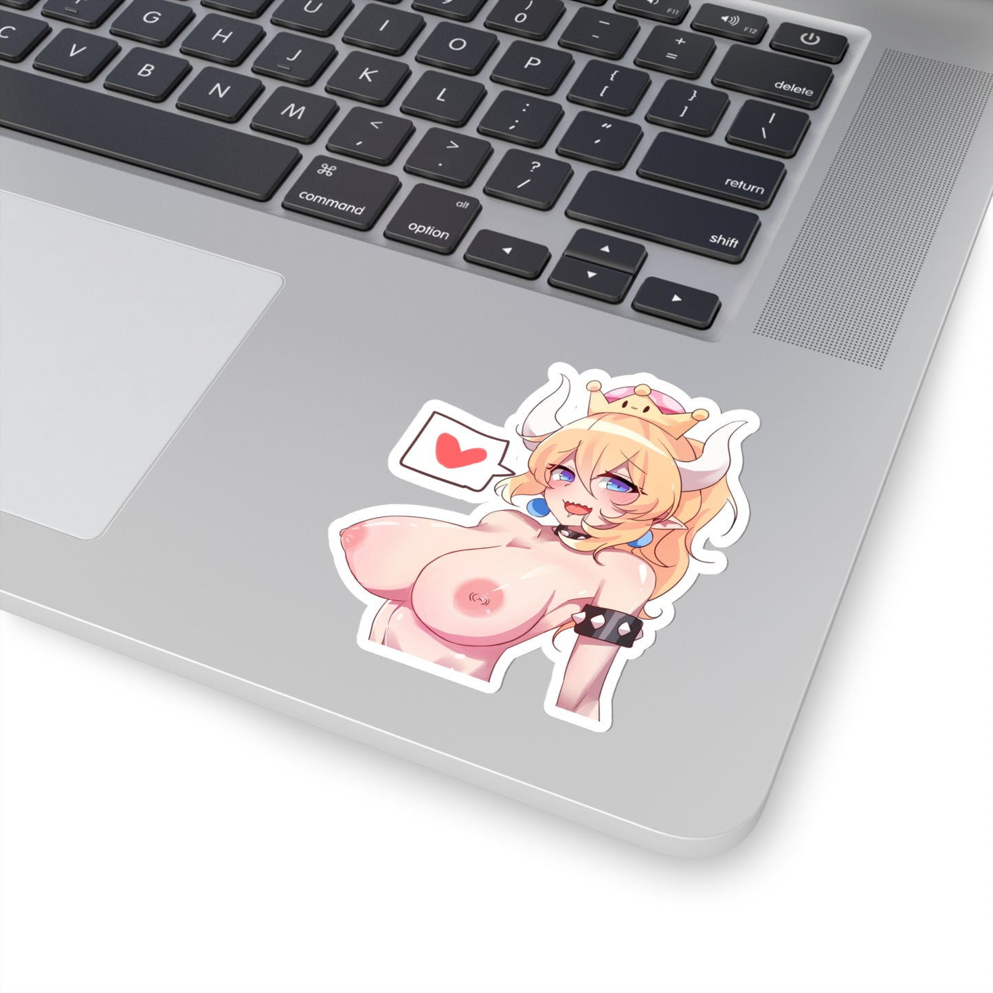 Sexy Bowsette Sticker | Lewd Anime Sticker | Kiss-Cut Sticker | Lewd Bowsette | Otaku | Waifu | Tits | Uncensored Anime | Mario | Tits | Love | Heart | Sexy Anime Sticker