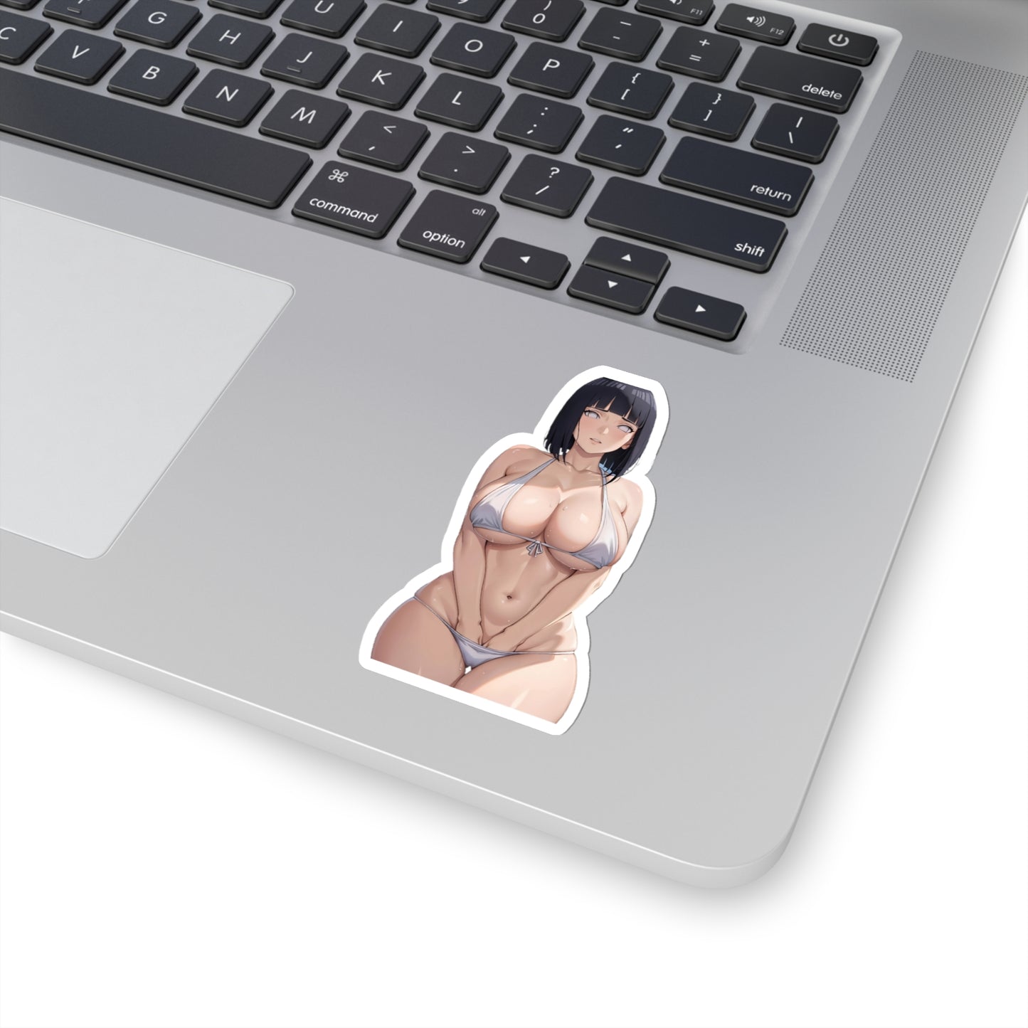 Lewd Anime Girl Sticker | Hinata | Naruto | Big Tits | Bikini | Kiss-Cut Sticker | Sexy Sticker | Boobs