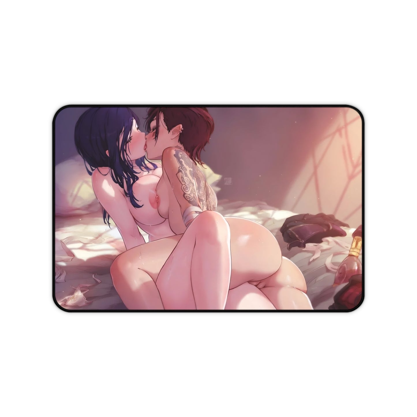 Caitlyn And Vi Mouse Pad | Sexy Caitlyn And Vi | League Of Legends Merchandise | Lewd Anime Mousepad | Arcane Mousepad | Ecchi | Waifu