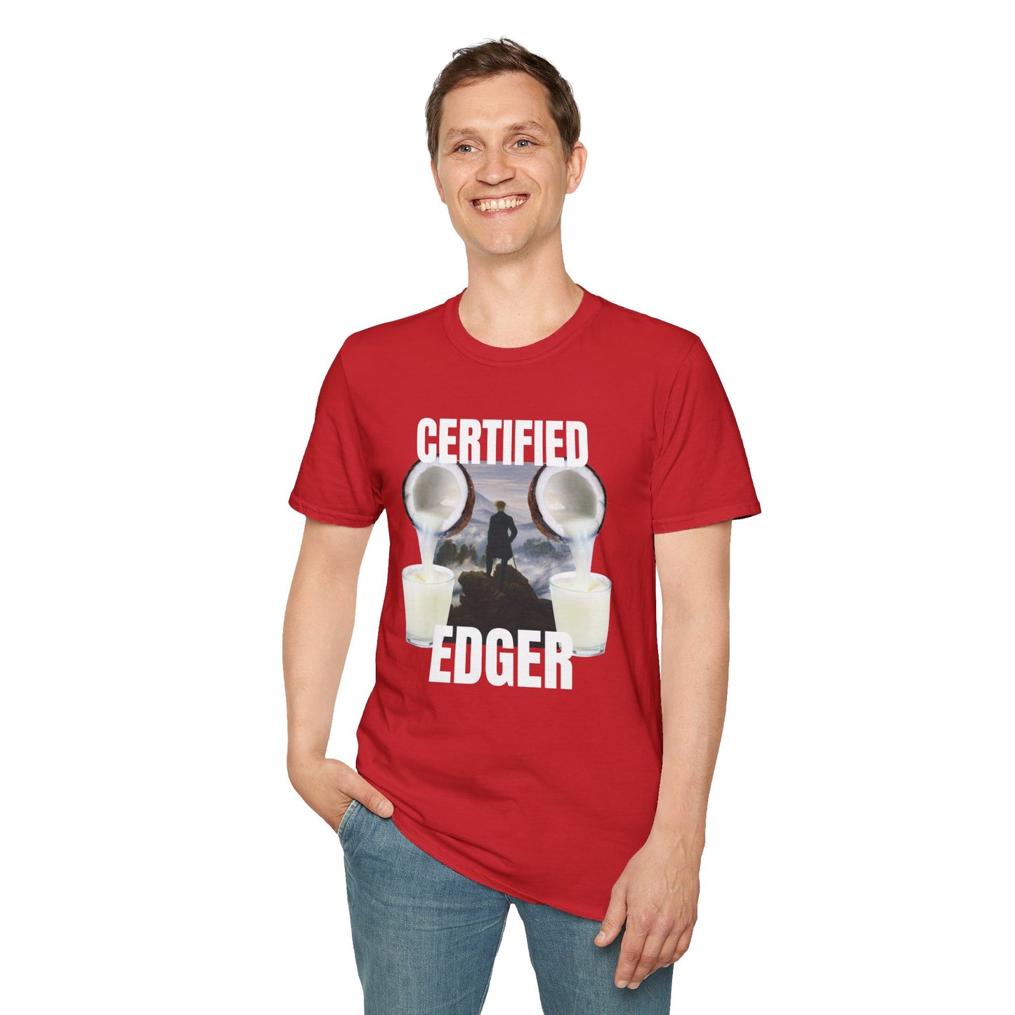 Certified Edger T-Shirt, Funny  T-Shirt, No Nut November