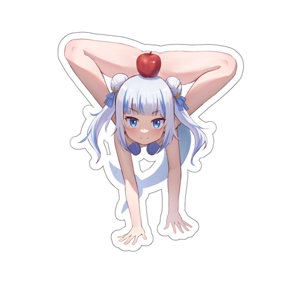 Sexy Anime Sticker | Gawr | Hololive | Lewd Anime Sticker | Lewd Sticker | Sexy Waifu Sticker | Vtuber | Food | Apple